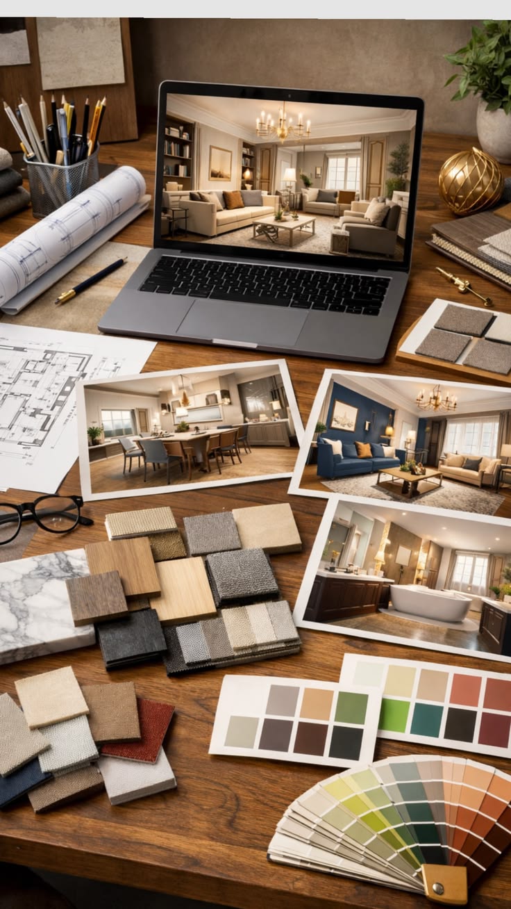 Moodboard and Spatial Layout Planning